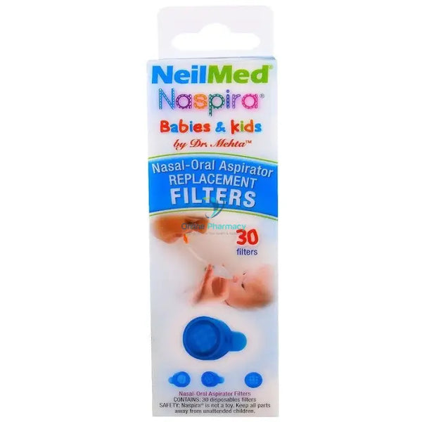 Neilmed Naspira Nasal-Oral Aspirator Replacement Fliters - 30 Filters Nasal