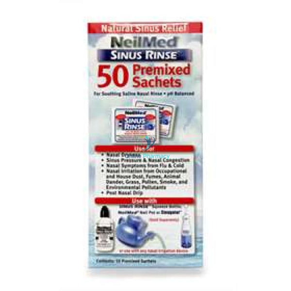 NeilMed Sinus Rinse - 50 Premixed Sachets - OnlinePharmacy