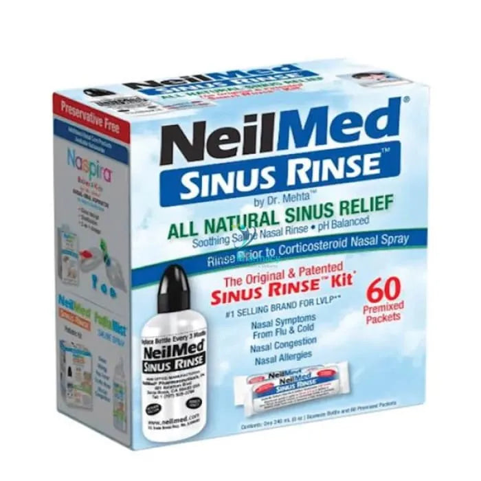 NeilMed Sinus Rinse Kit - 60 Premixed Sachets