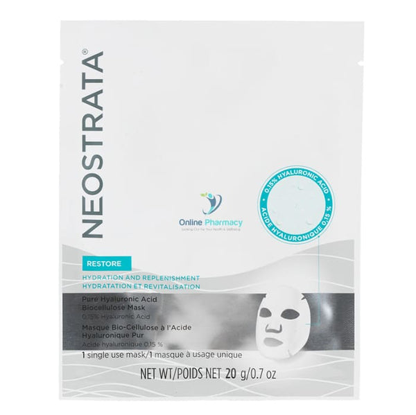 Neostrata Pure Hyaluronic Acid Biocellulous Sheet Mask Facial