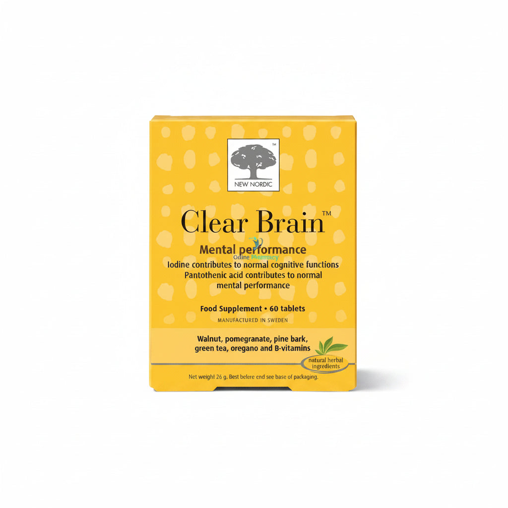New Nordic Clear Brain - 60 Tabs