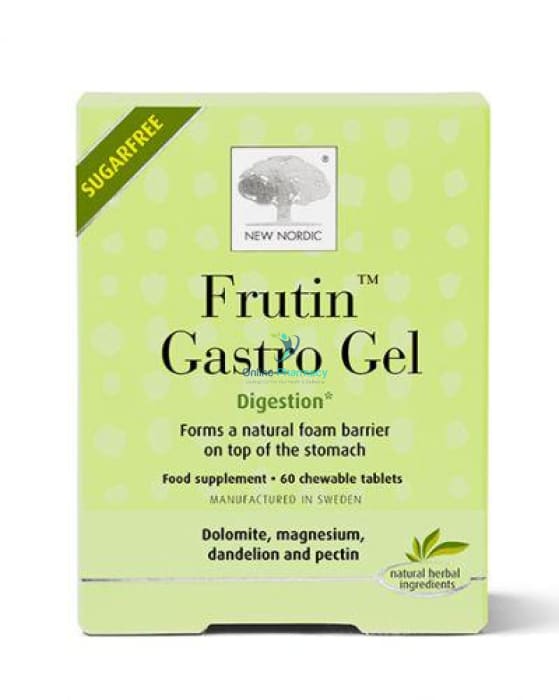 New Nordic Frutin Gastro Gel - 60 Tabs - OnlinePharmacy