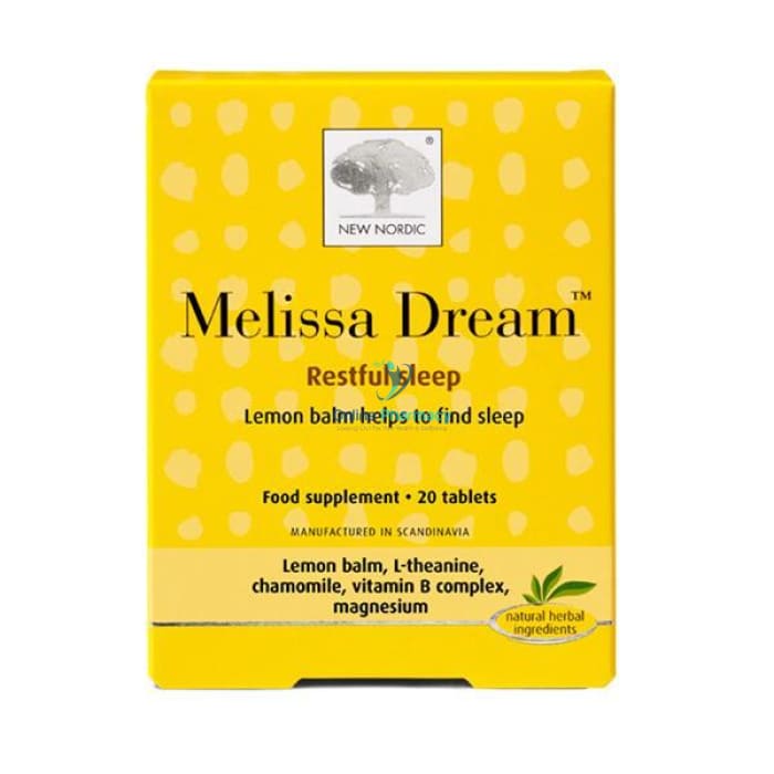 New Nordic Melissa Dream - 20 Tabs - OnlinePharmacy