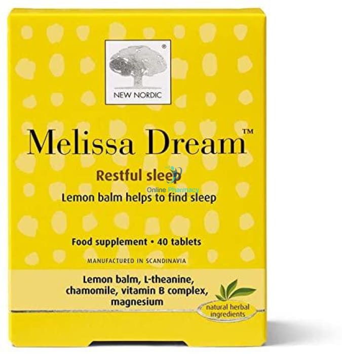 New Nordic Melissa Dream - 40/100 Tablets - OnlinePharmacy