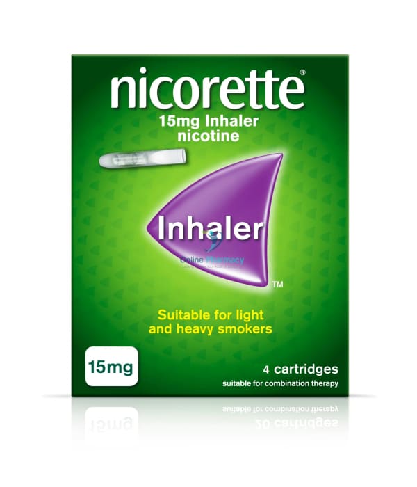 Nicorette 15mg Inhaler - 4/20 Pack - OnlinePharmacy