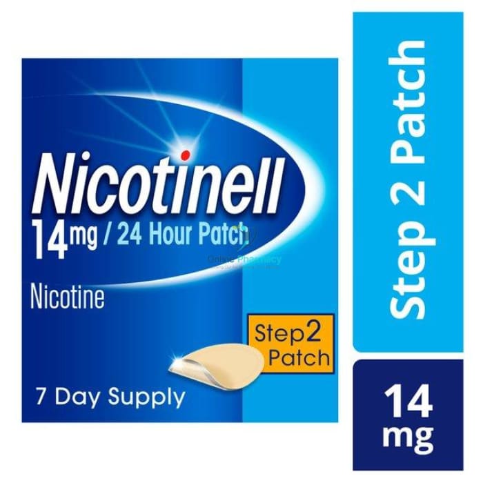 Nicotinell 14mg Step 2 Patch - 7 Pack - OnlinePharmacy