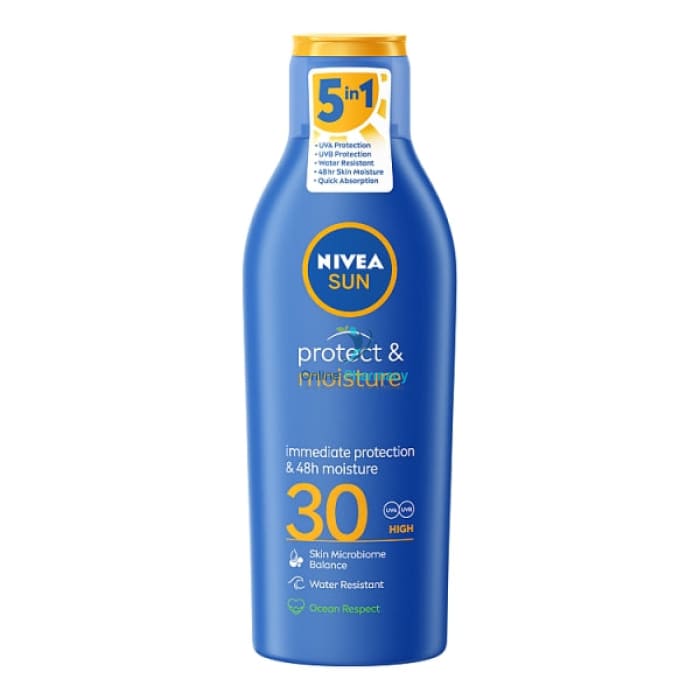 Nivea Sun Protect and Moisture Factor 30 Lotion - 200ml - OnlinePharmacy