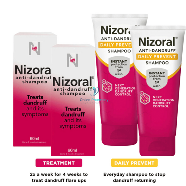 Nizoral Treatment & Daily Shampoo Bundle