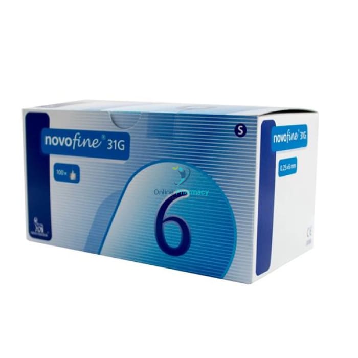 Novofine 31G 6mm Needles 100 Pack - OnlinePharmacy