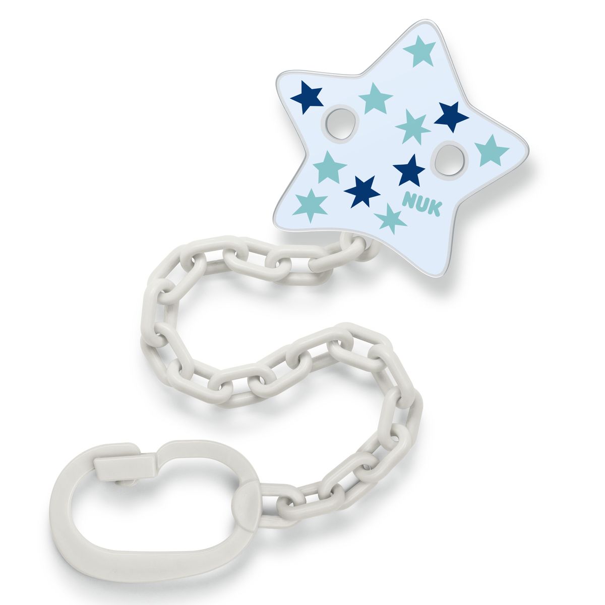 Nuk Soother Chain Blue Star