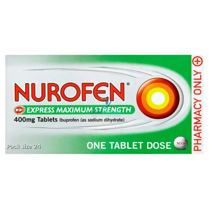 Nurofen Express 400mg High Strength Tablets - 12/24 Pack - OnlinePharmacy