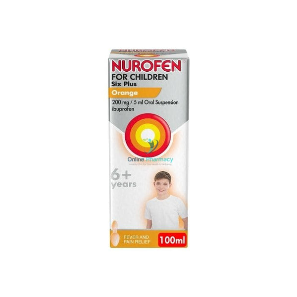 Nurofen For Children Six Plus Orange - 100/200ml - OnlinePharmacy
