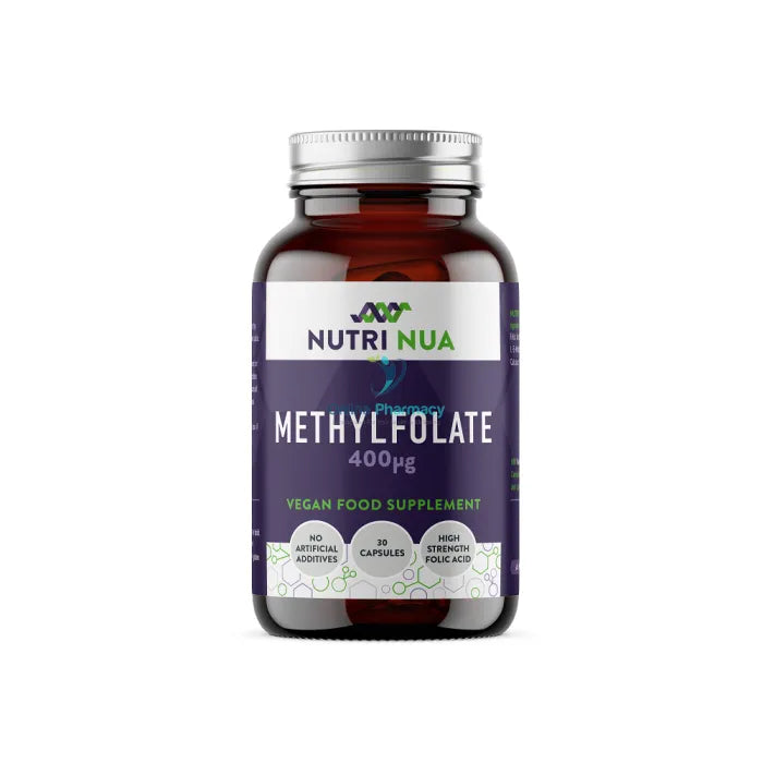 Nutri Nua Methylfolate 400mcg Vegan Capsules - 30 Pack