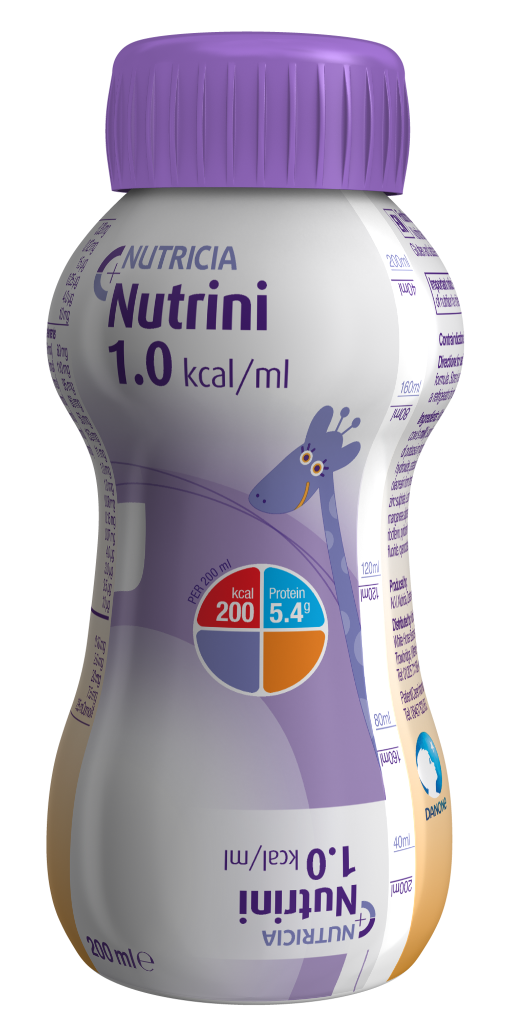 Nutrini Plastic Bottle 1kcal/ml - 200ml x 24 Pack