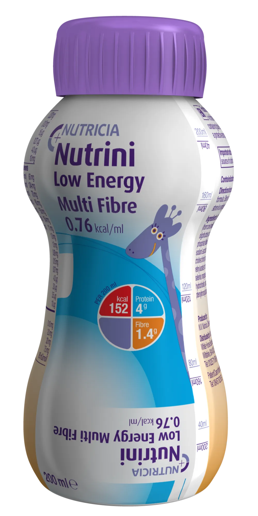 Nutrini Low Energy Multi Fibre - 200ml Bottle / 12 x 500ml Pack
