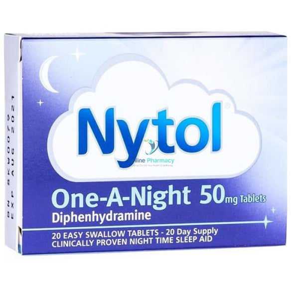 Nytol One-A-Night Tablets - 20 Tablets - OnlinePharmacy