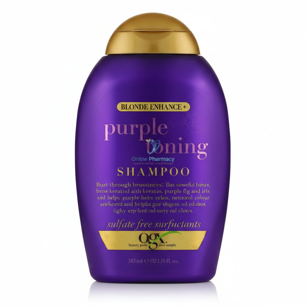 Ogx Blonde Enhance Purple Toning Shampoo - 385Ml