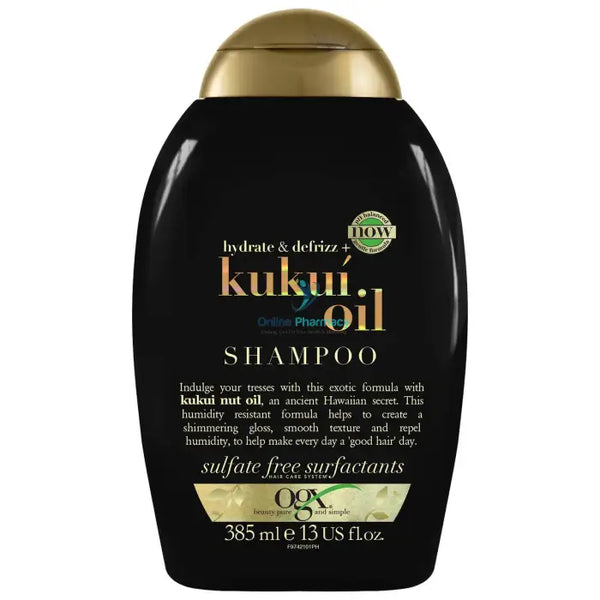 OGX Kukui Oil Shampoo - 385ml - OnlinePharmacy