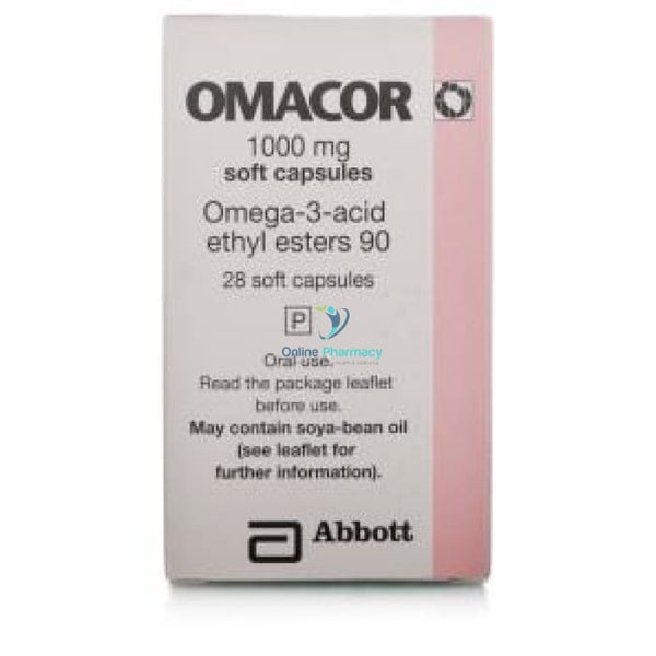 Omacor Capsules- Omega 3 Fatty Acids To Reduce Cholesterol - OnlinePharmacy