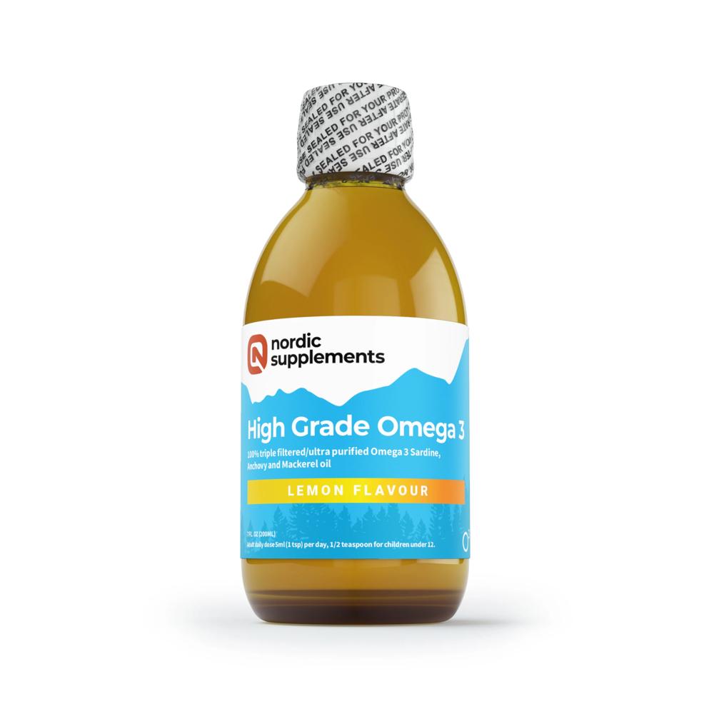 Nordic Supplements High Grade Omega 3 Oil - 200ml Bottle