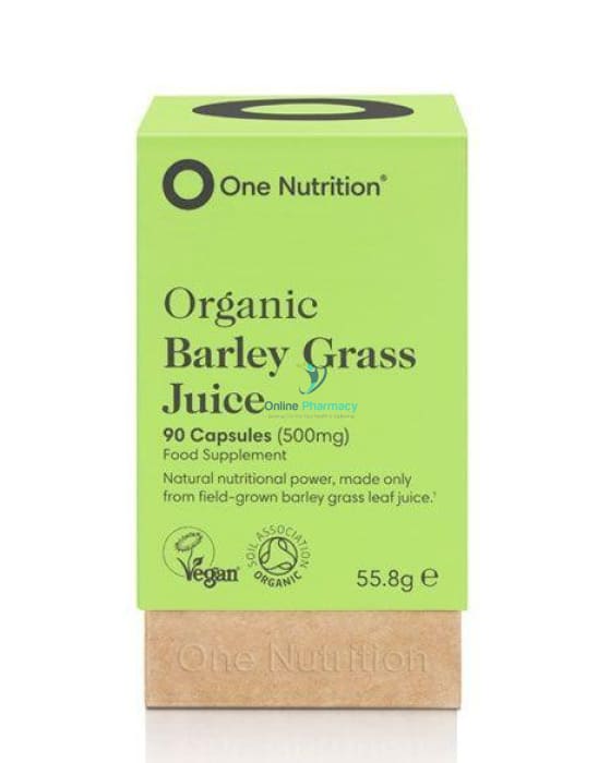 One Nutrition Organic Green Barley Juice - 90 Caps - OnlinePharmacy