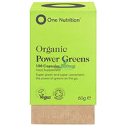 One Nutrition Organic Powergreens 500mg Vegecaps - 100