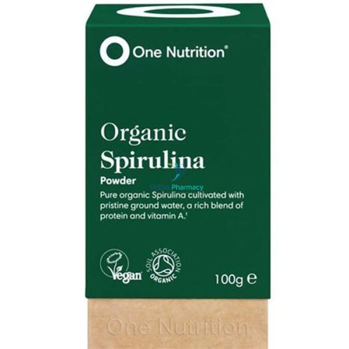 One Nutrition Organic Spirulina Powder - 100g - OnlinePharmacy