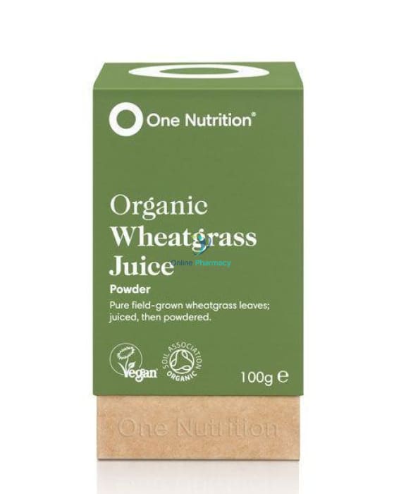One Nutrition Organic Wheatgrass Juice Powder - 100g - OnlinePharmacy