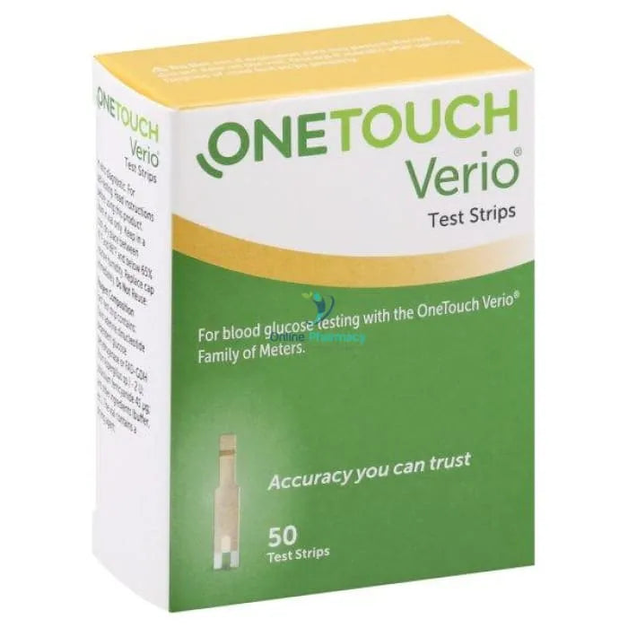One Touch Verio Blood Glucose Test Strips - 50 Pack