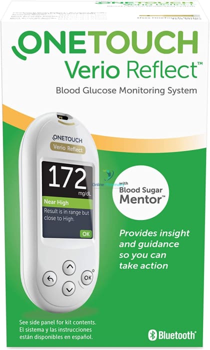 One Touch Verio Reflect Glucose Monitor - OnlinePharmacy