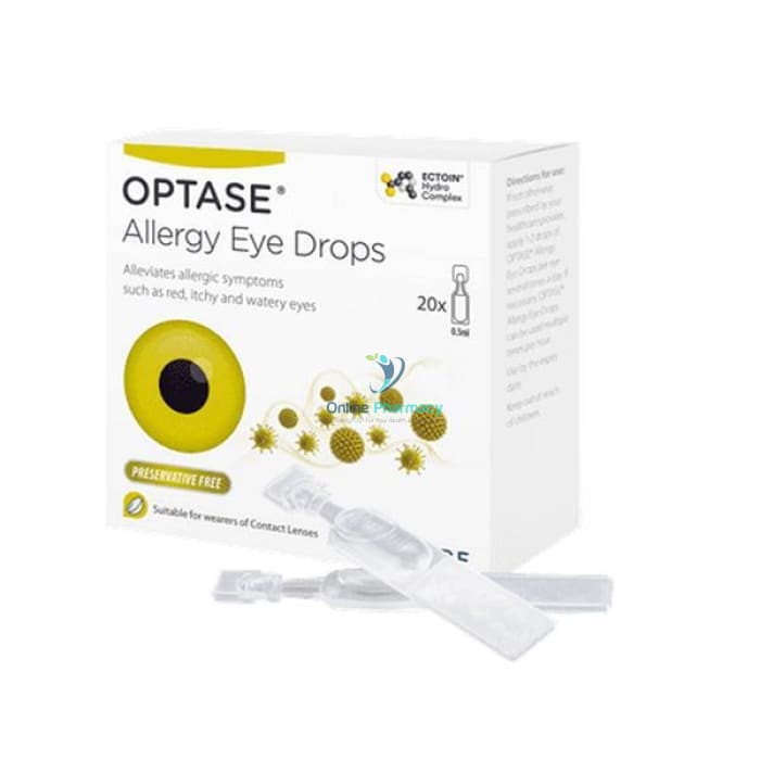 Optase Allergy Eye Drops - 20 x 0.5ml - OnlinePharmacy