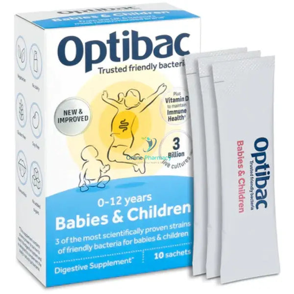 Optibac For Babies & Children - 10 Sachets Probiotics Digestive Health