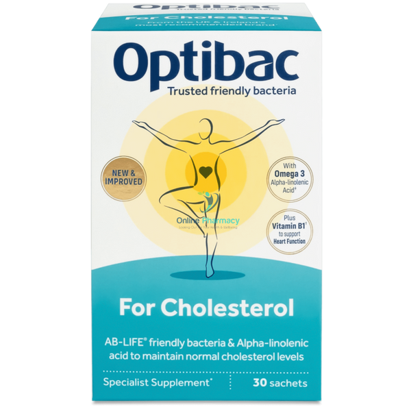 Optibac For Your Cholesterol - 30 Sachets - OnlinePharmacy