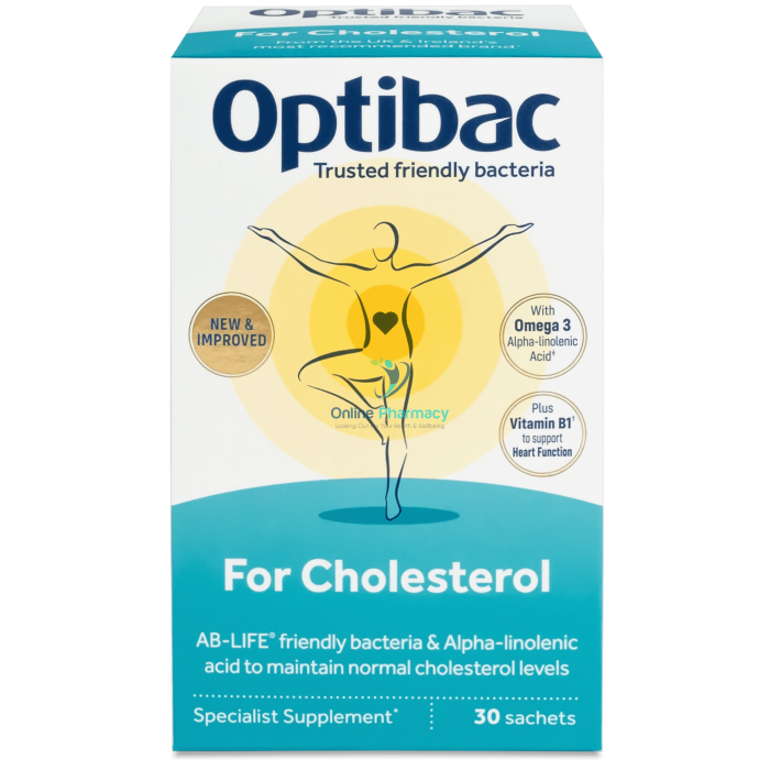 Optibac For Your Cholesterol - 30 Sachets - OnlinePharmacy