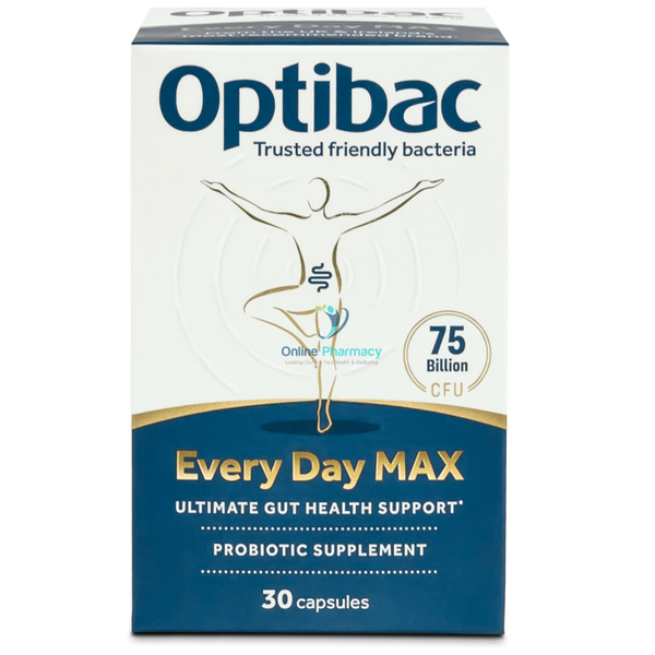 OptiBac Probiotics For Every Day Max - 30 Capsules - OnlinePharmacy