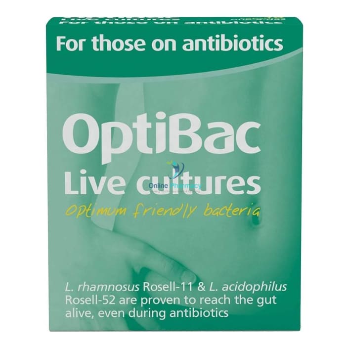 OptiBac Probiotics For Those On Antibiotics - 10 Capsules - OnlinePharmacy
