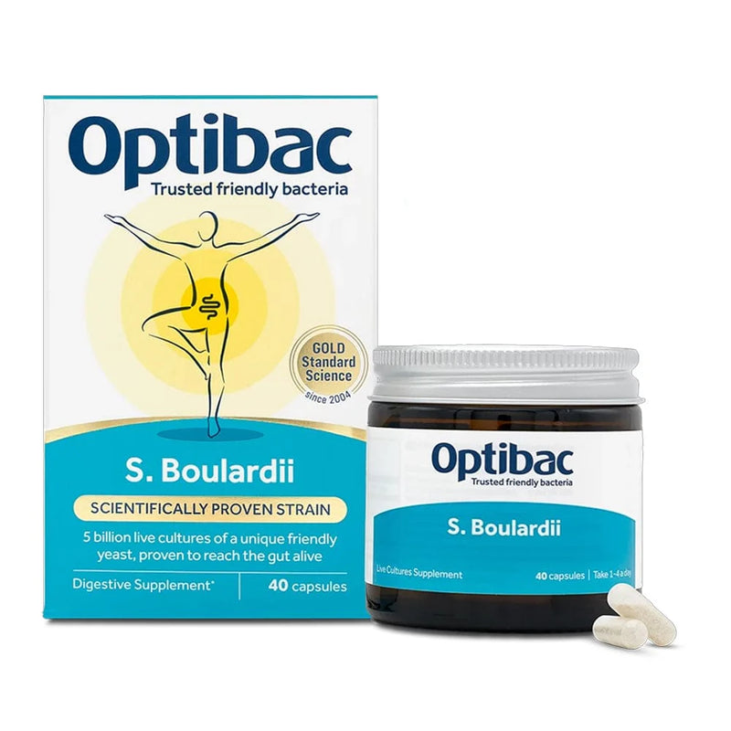 Optibac Saccharomyces Boulardii - 40 Caps