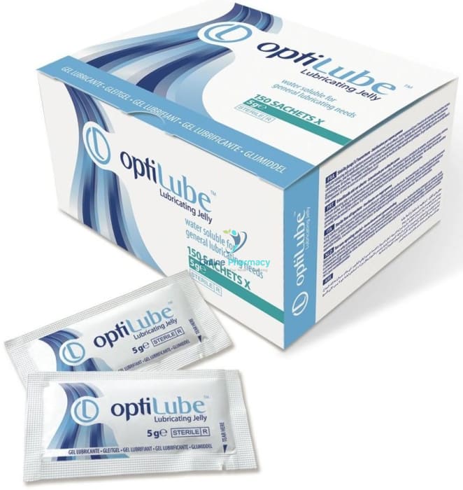Optilube Sterile Lubricant Gel Sachets - 150 Pack - OnlinePharmacy