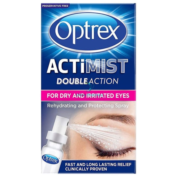 Optrex Actimist Double Action Spray for Dry & Irritated Eyes - 10ml - OnlinePharmacy