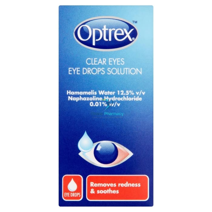 Optrex Clear Eyes Eye Drops - 10ml - OnlinePharmacy