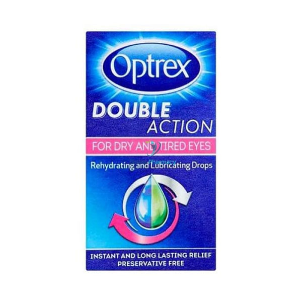 Optrex Double Action Drops For Dry & Tired Eyes - 10ml - OnlinePharmacy