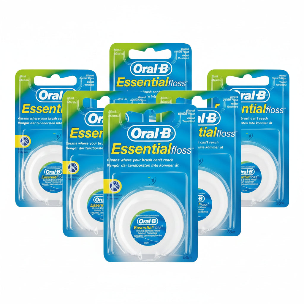 Oral B Dental Mint Waxed Floss - 50m