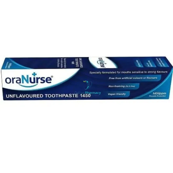 Oranurse Unflavoured Fluoride Toothpaste 1450ppm - 50ml