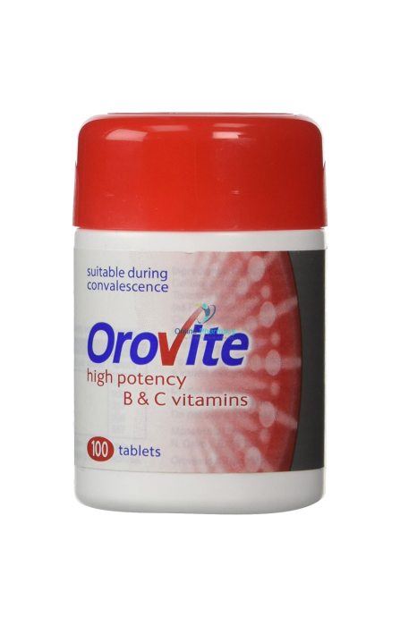 Orovite High Potency B & C Vitamin Tablets - 100 Pack - OnlinePharmacy