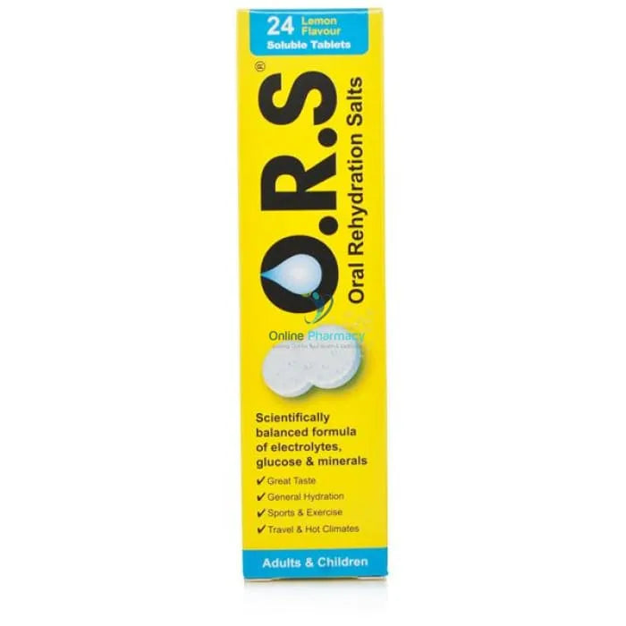 ORS Soluble Tablets Lemon Flavour - 24 Pack