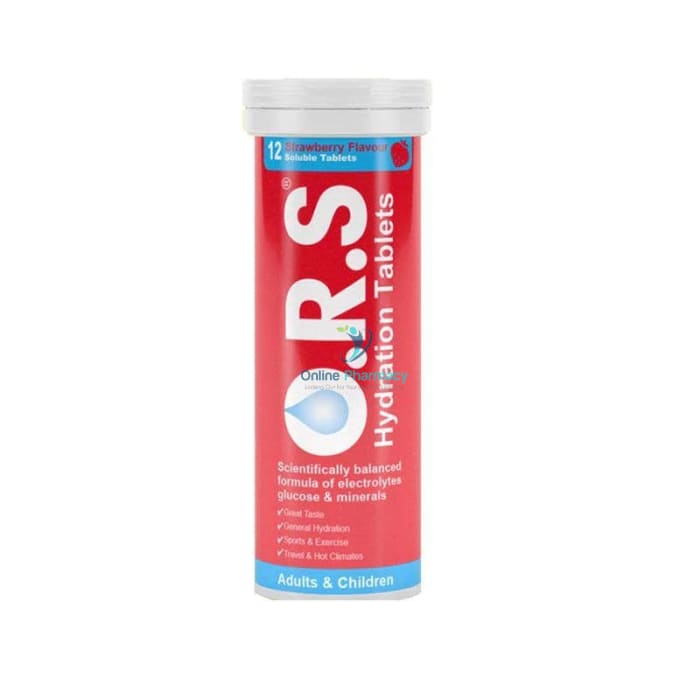 ORS Strawberry Flavour - 12 Pack