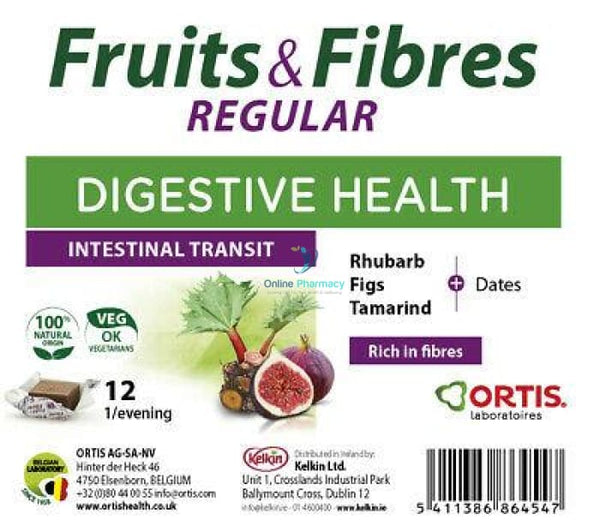 Ortis Fruit & Fibre Cubes - 12 Pack - OnlinePharmacy