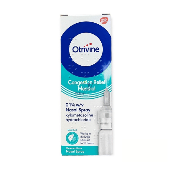 Otrivine Adult Mucus Relief Menthol Nasal Spray - 10ml