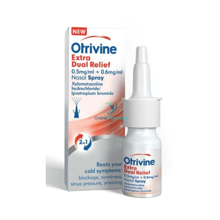 Otrivine Extra Dual Relief Nasal Spray - 10ml - OnlinePharmacy