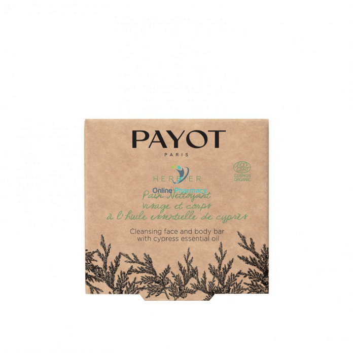 Payot Herbierface And Body Cleansing Bar With Cypress Essential Oil 85Gm Skin Care